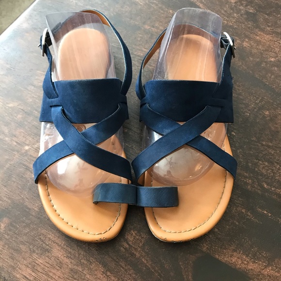 franco sarto navy sandals